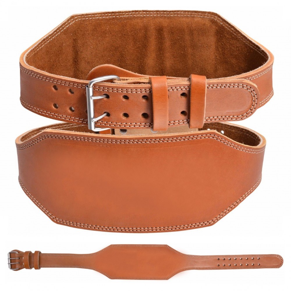 Leather Weightlifting Belt